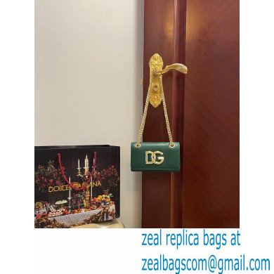 Dolce & Gabbana Calfskin 3.5 Chain phone bag Green - Click Image to Close